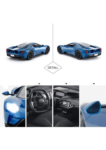 Uzaktan Kumandalı Ford Gt Orijinal Lisanslı Araba Mavi indirimleri