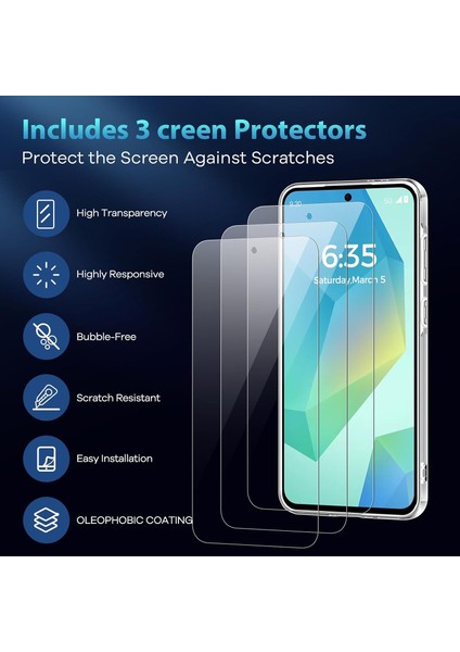 Samsung Galaxy A56 Kılıf Kamera Korumalı Renkli Yumuşak Mat Silikon + 9h Ekran Koruyucu Cam Set 2in1