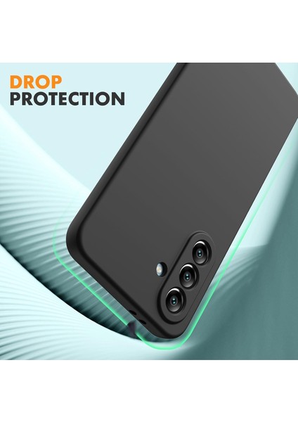Samsung Galaxy A56 Kılıf Kamera Korumalı Renkli Yumuşak Mat Silikon + 9h Ekran Koruyucu Cam Set 2in1