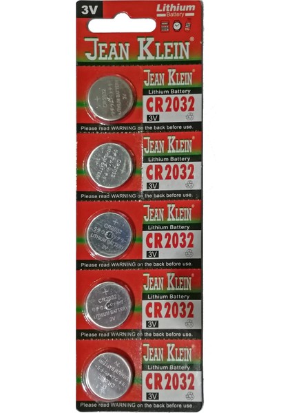 Baskül -Terazi Pili 5 Li Paket CR2032 - 3V (4172)