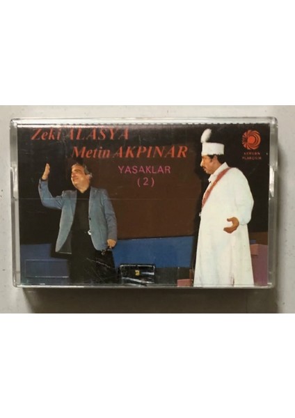 Metin Akpınar Zeki Alasya Yasaklar 2 Kaset (Orjinal Dönem Baskı)