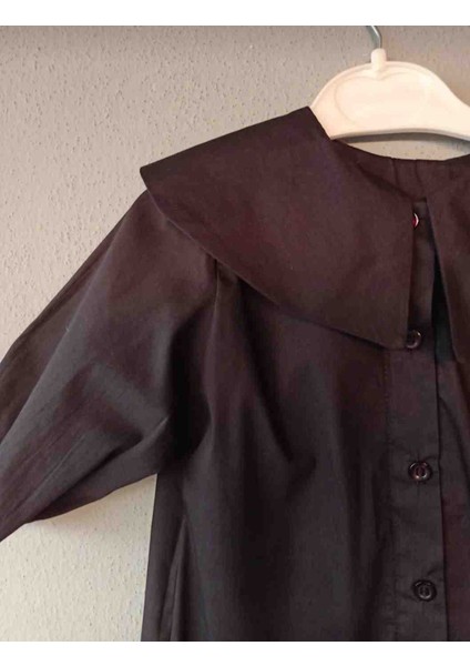 Kız Çocuk Gömlek Kısa Kollu Siyah modelleri