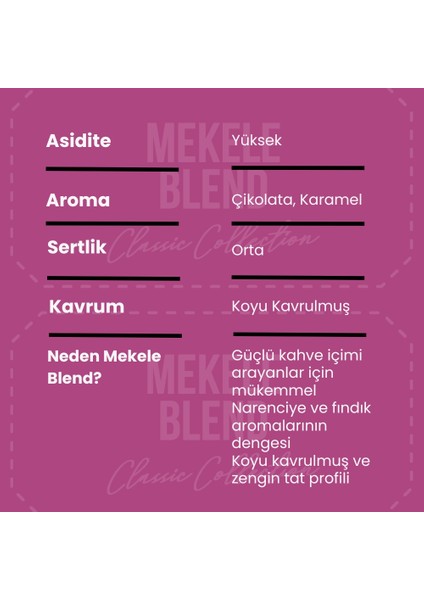 Mekele Blend French Press Kahve 1000 Gr. modelleri