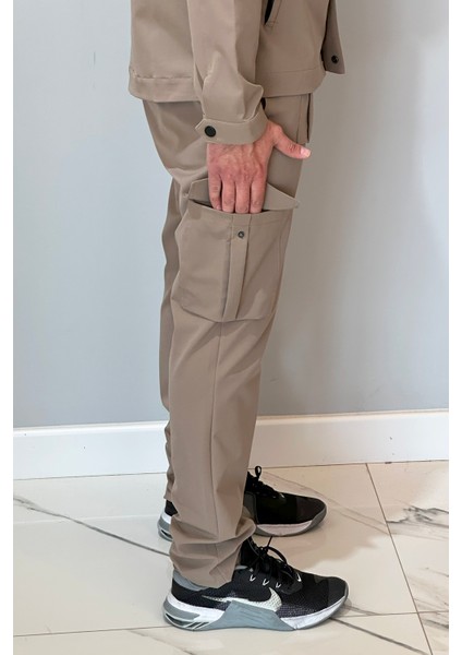 Erkek Çıtçıtlı Pantolon 24720 Bej fırsatları