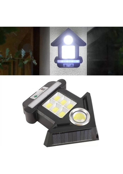 Solarlı Kumandalı 81 Ledli Sensörlü Kapı Aydınlatması CL-S180 (4172)