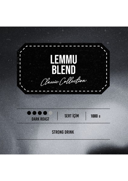 Lemmu Blend Öğütülmüş French Press Kahve 1000GR.