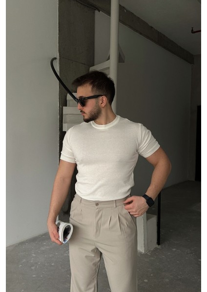 Kama Erkek Bisiklet Yaka Pamuk Regular Fit Kısa Kollu Ince Triko Tişört fiyatları