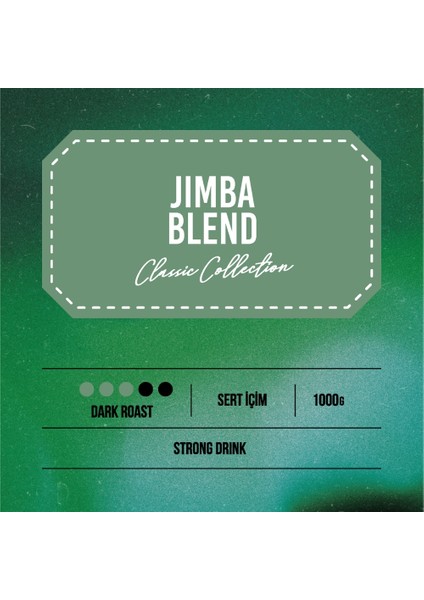 Coffee Jimba Blend Moka Pot Kahve 1000 Gr.