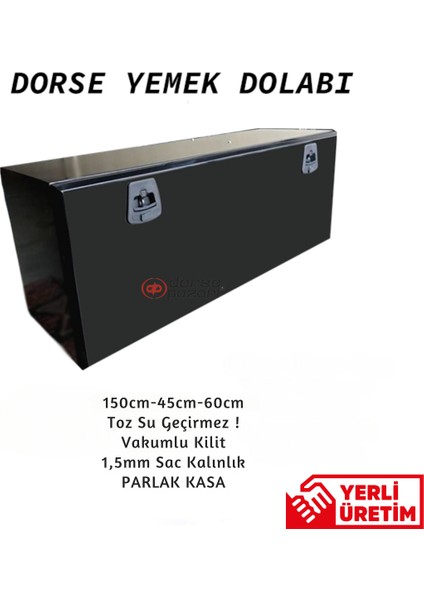 Yemek / Takım Dolabı Sandık 150X60X45 1.5 mm Sac