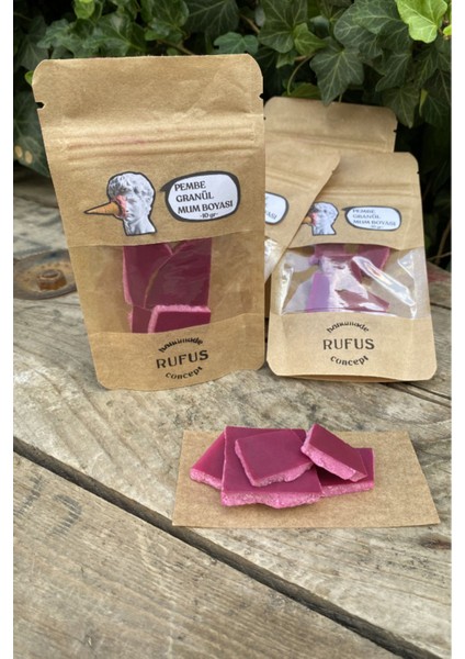 Pembe Granül Mum Boyası 10 Gram