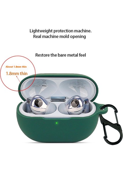 Huawei Freebuds Pro 4 Anti Kayıp Tokalı Silikon Koruyucu Kapak (Yurt Dışından) fiyatları