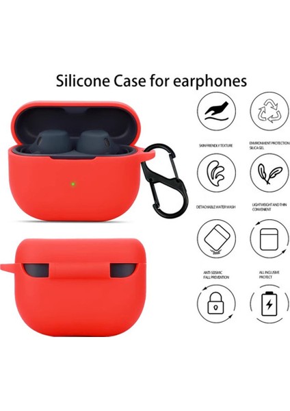 Jabra Elite 8 Active Gen 2 Kaybolmaya Karşı Tokalı Silikon Koruyucu Kapak (Yurt Dışından)