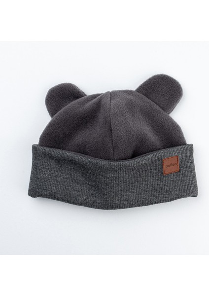 Pamuk Kaşkorse Polar Çift Kat Katlanabilir Yumuşak Çocuk ve Bebek Bere