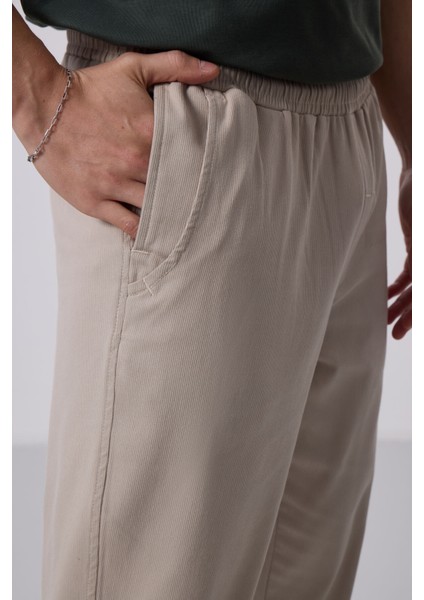 Taş Standart Fit Dokuma Hafif Esnek Chino Pantolon - 82175