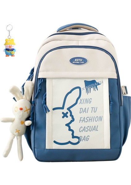 Sırt Çantası Büyük Kapasiteli Bilgisayar Çantası Lise Üniversite Öğrencisi Okul Çantası Sevimli Sırt Çantası (Yurt Dışından)