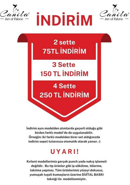 Turkuaz ve beyaz nakış desenli çift taraflı süet kırlent kılıfı, 2'li set fiyatları
