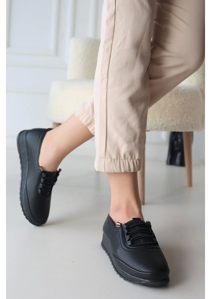 Hooset Siyah Cilt Babet Ayakkabı fiyatları