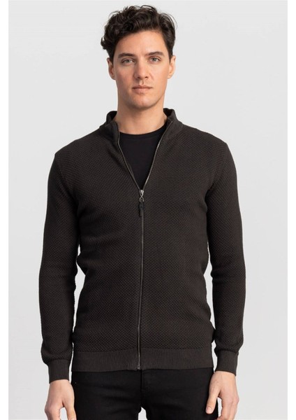 Yarım Balıkçı Yaka Fermuarlı Erkek Hırka fiyatları