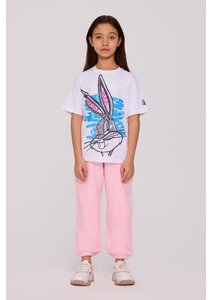 Bg Store Kız Çocuk Beyaz Tshirt