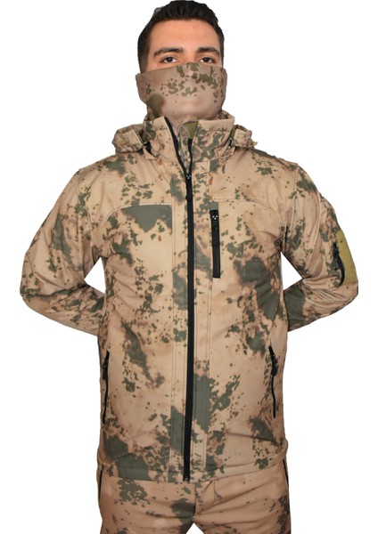 Jandarma Kamuflaj Soft Shell Mont
