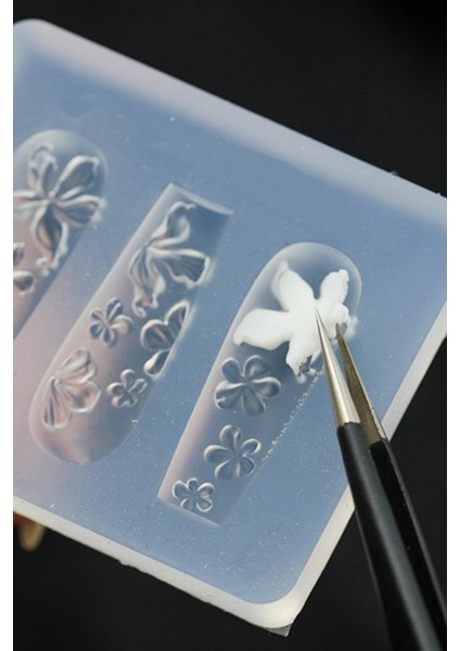 Nail Art Desen Kalıbı, Charm Tırnak Süsleme 3D Silikon Kalıp fiyatları