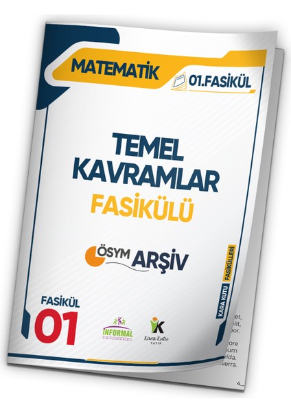 2025 Dgs Matematik Kara Kutu Temel Kavramlar 1.fasikül Ösym Çıkmış Soru Bankası Modüler Set Çözümlü