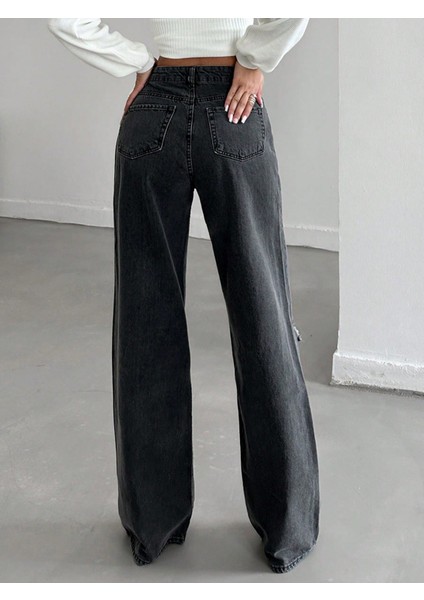 Kadın Pamuk Denim Palazzo Pantolon indirimleri