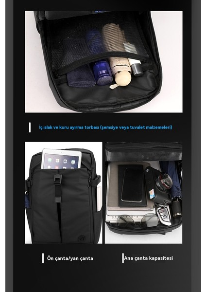 Erkek Omuz Su Geçirmez Büyük Kapasiteli Çok Fonksiyonlu Omuz Bilgisayar Çantası (Yurt Dışından) fiyatları