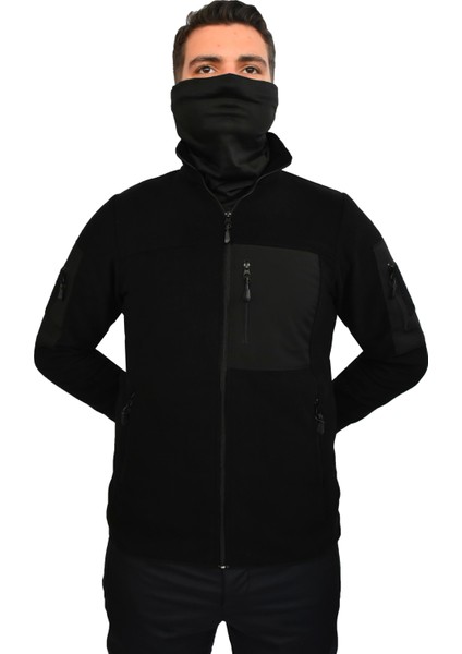 Siyah Taktik Polar Mont 7 Cep