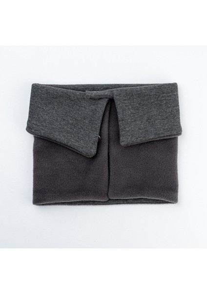 Pamuk Kaşkorse Polar Çift Kat Katlanabilir Yumuşak Çocuk, Bebek Önlük ve Bere