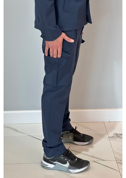 Erkek Çıtçıtlı Pantolon 24720 Lacivert indirimleri