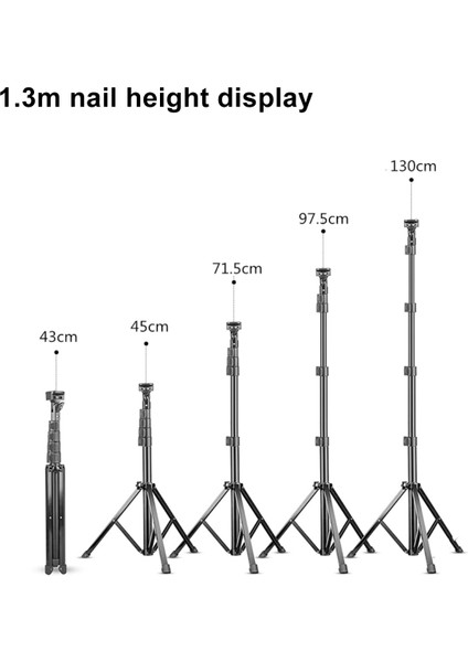 Alüminyum Alaşım Telefon Tripod Bluetooth Sie 1.3 Metre Taşınabilir Canlı Yayın Standı (Yurt Dışından) modelleri