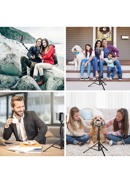 Alüminyum Alaşım Telefon Tripod Bluetooth Sie 1.3 Metre Taşınabilir Canlı Yayın Standı (Yurt Dışından) fırsatları