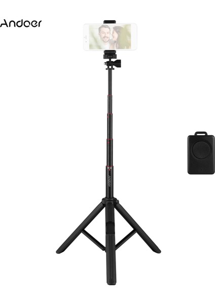 Uzatılabilir Bluetooth Kumandalı 360 Derece Dönebilir Kamera Tripodu (Yurt Dışından)