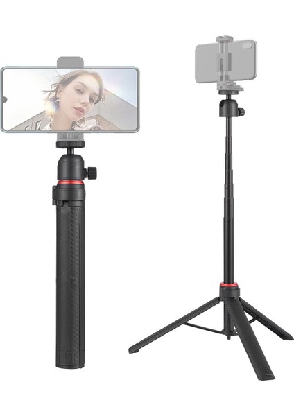 147 cm 6 Segmentli Sie Çubuğu Tripod, 2kg Taşıma Kapasiteli 360° Döner Vlog Aksamı (Yurt Dışından)