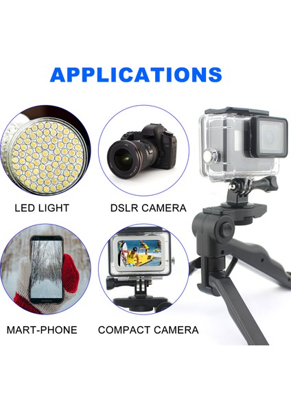 Katlanır Titreşim Önleyici Telefon Tripod Şık Bacak Masaüstü Siyah (Yurt Dışından) modelleri
