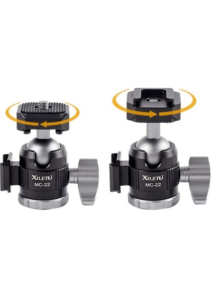 Mc-22+Xt-18 Alüminyum Mini Tripod 3kg Kapasiteli Vlog ve Canlı Yayın (Yurt Dışından)