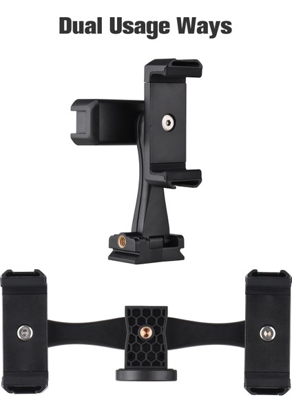 Çift Telefon Tutuculu Masaüstü Tripod - Vlog ve Canlı Yayın Kiti (Yurt Dışından) fırsatları
