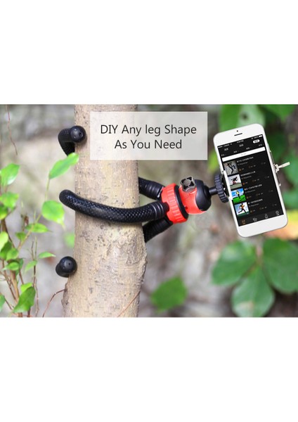 Esnek Ahtapot Tripod 360° Döner Başlık - Dslr, Aksiyon Kamerası, Akıllı Telefon (Yurt Dışından) indirimleri