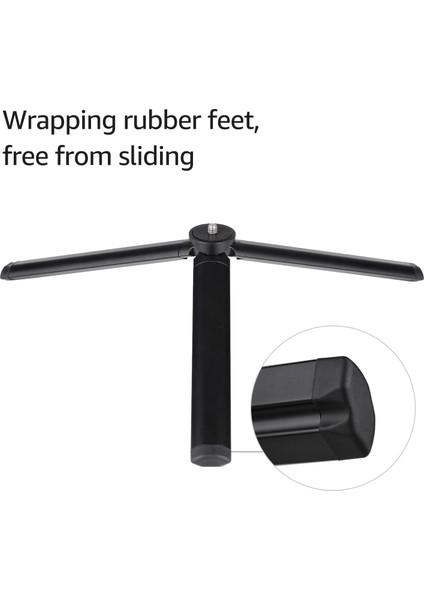 Alüminyum Katlanır Tripod Dslr Akıllı Telefon LED Işık 3kg Taşıma Kapasitesi (Yurt Dışından) indirimleri