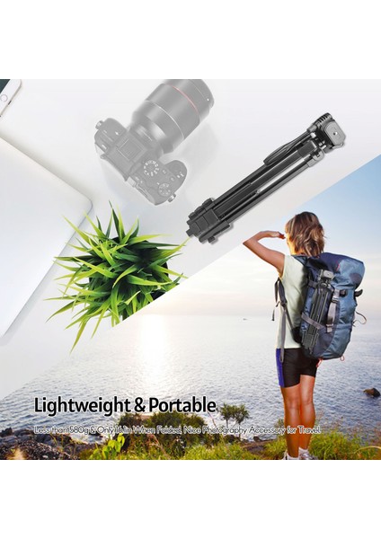 T90 Alüminyum Portatif Tripod 136CM Küre Başlı Telefon Klipsi Fotoğraf & Canlı Yayın (Yurt Dışından) modelleri