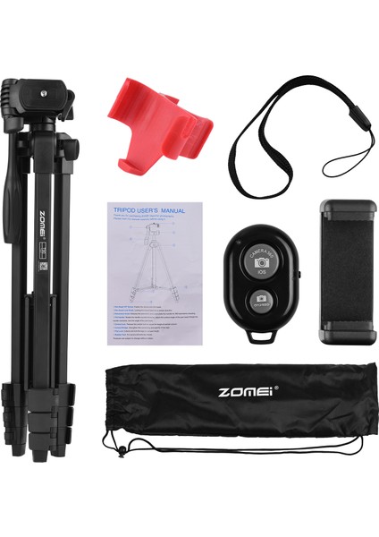 T90 Alüminyum Portatif Tripod 136CM Küre Başlı Telefon Klipsi Fotoğraf & Canlı Yayın (Yurt Dışından) fırsatları