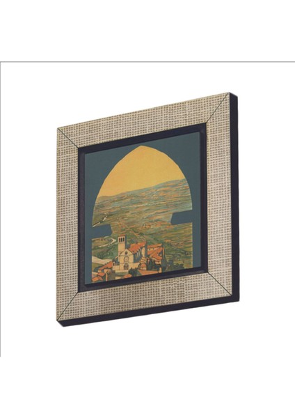 Italya Görseli Baskılı Mdf Magnet 7x7
