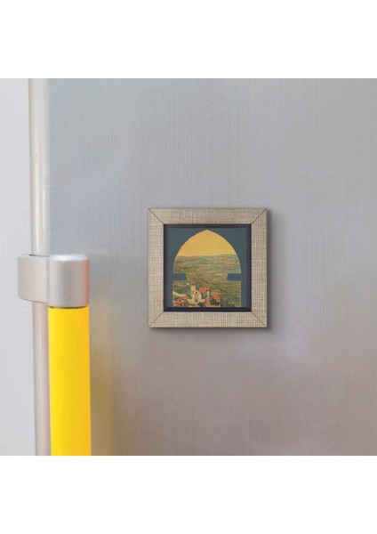 Italya Görseli Baskılı Mdf Magnet 7x7 modelleri