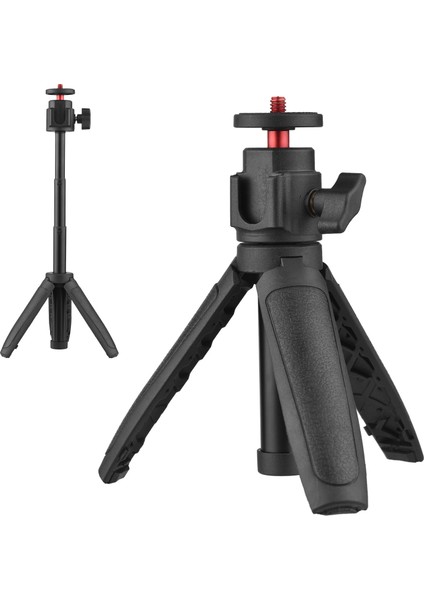 Mini Tripod 4 Seviye Ayarlanabilir Katlanabilir Şarjlı Telefon Kamera Canlı Yayın Sie (Yurt Dışından)