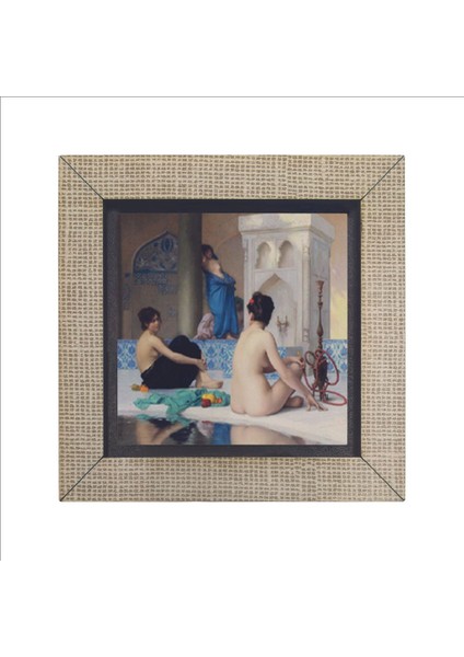 Hamam Sefası (Jean-Léon Gérôme, 1881) Baskılı Mdf Magnet 7x7 fırsatları