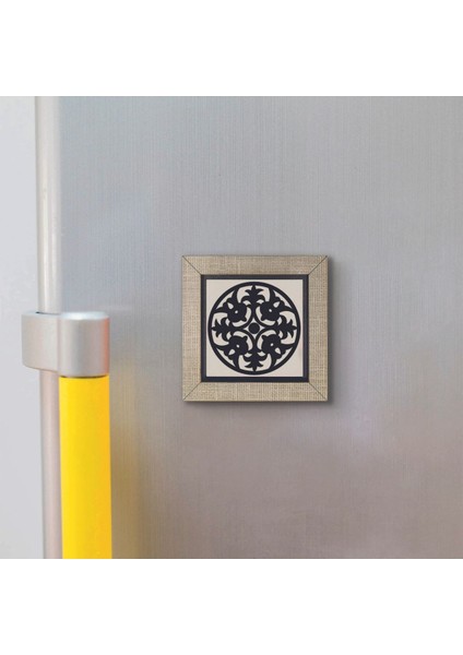 Barok Desen Baskılı Mdf Magnet 7x7 modelleri