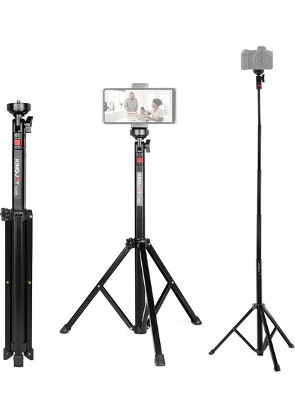 FL0591 Katlanır Alüminyum Tripod 3kg Yük Kapasiteli Kamera & Telefon Gimbal (Yurt Dışından)