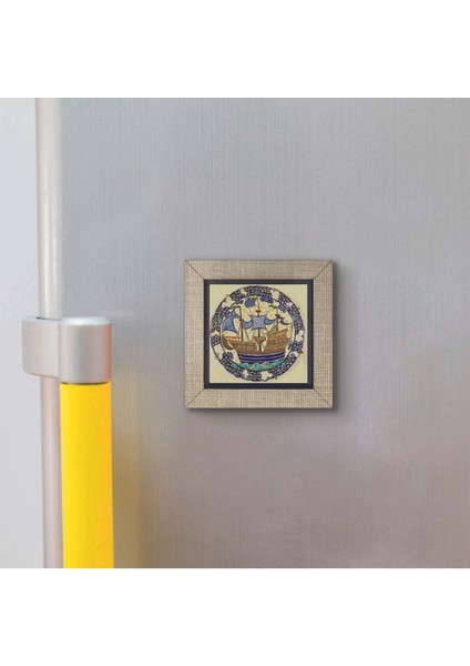 Gemi Baskılı Mdf Magnet 7x7 modelleri