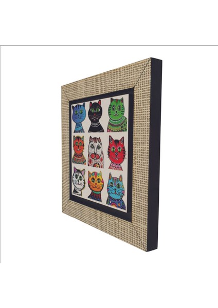 Kediler Baskılı Mdf Magnet 7x7 indirimleri